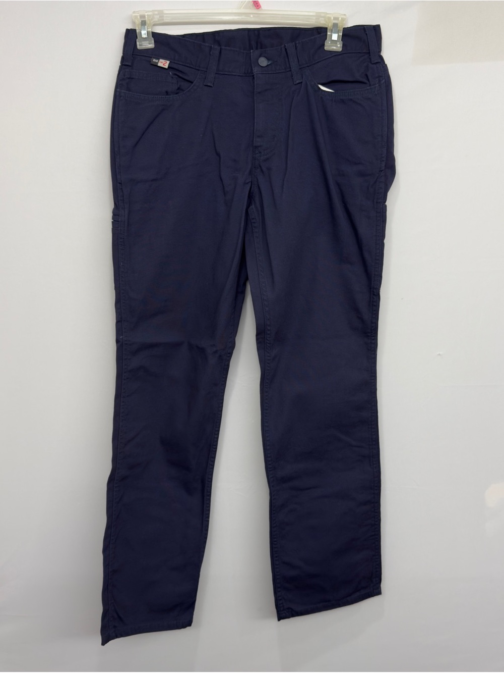 Carhartt Women FR Rugged Flex Canvas Cargo Pants Navy 102689-410 Size 12 Reg NWT